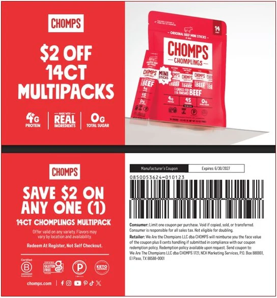 Chomps 26/27 Coupon Bundles - Image 5