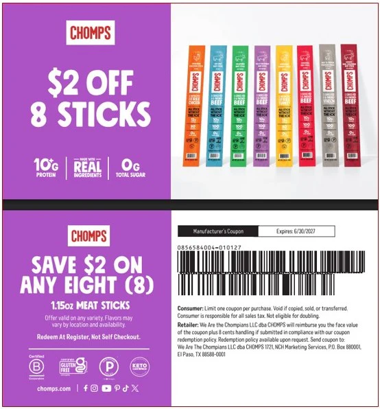Chomps 26/27 Coupon Bundles - Image 6