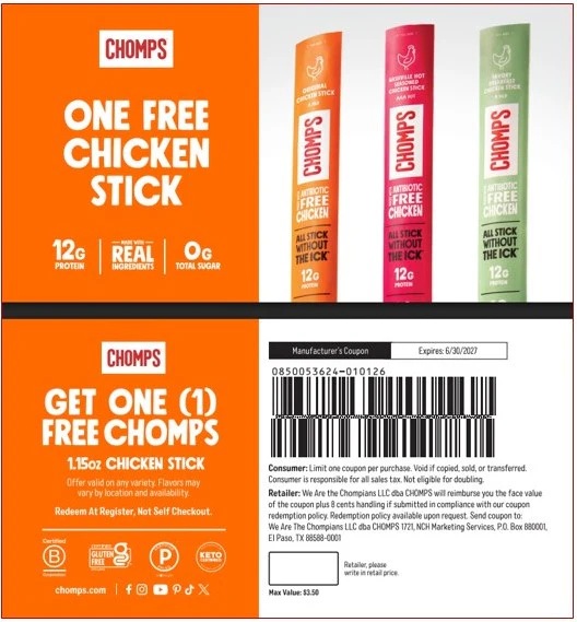 Chomps 26/27 Coupon Bundles - Image 7