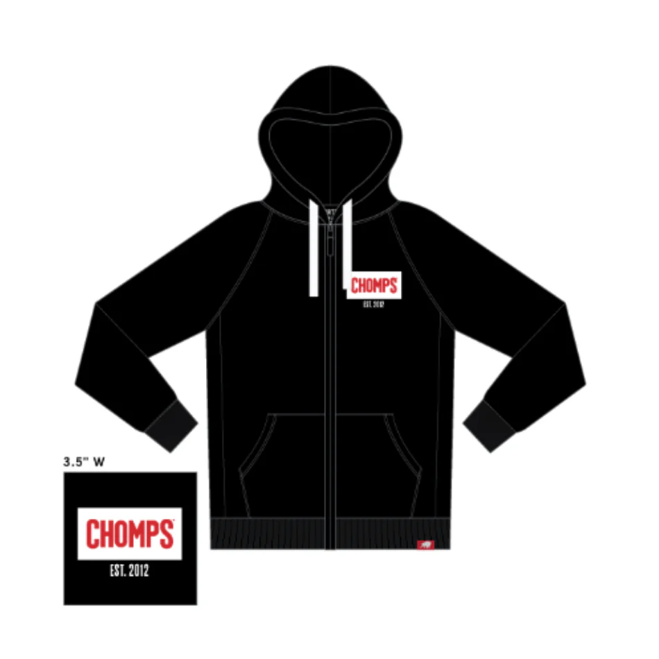 Chomps Black Sweatshirt Est 2012