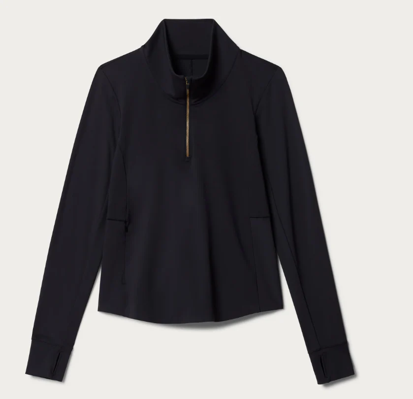Women's Rhone 1/4 Zip Black